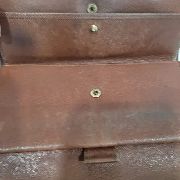 Louis Vuitton Monogram Porte Tresor Long Wallet Trifold Envelope Brown Large - Picture 7 of 15